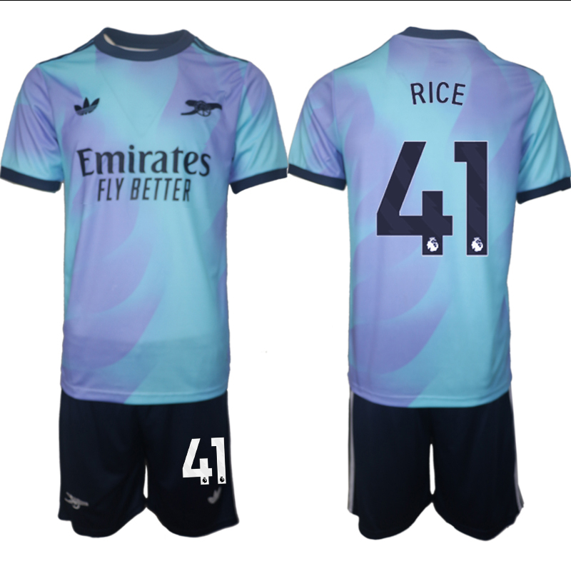 Men 2024-2025 Club Arsenal away Purple blue 41 Soccer Jersey